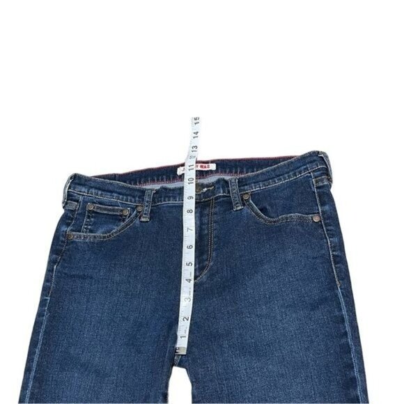 Johnny Was Blue Stretch High Rise Skinny Jeans Size 28 - Picture 6 of 9